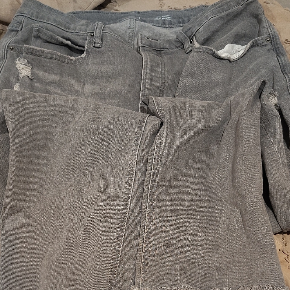 Old Navy Gray Flare Women's Jeans